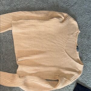 Black Short Sleeve Top with Flower Design